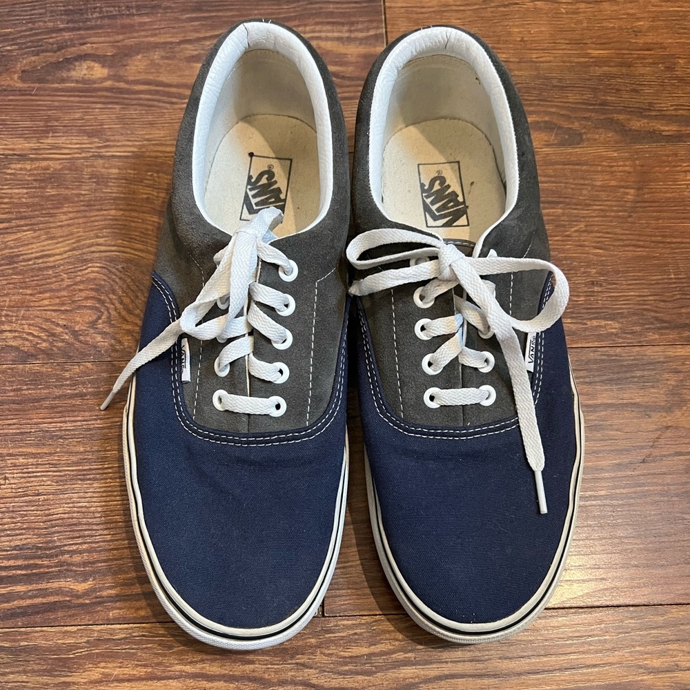Navy/Gray Vans men’s size 12